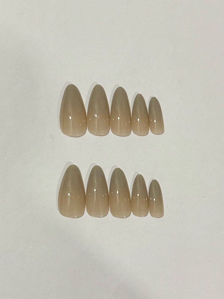 Elegant Almond Press-On Nails