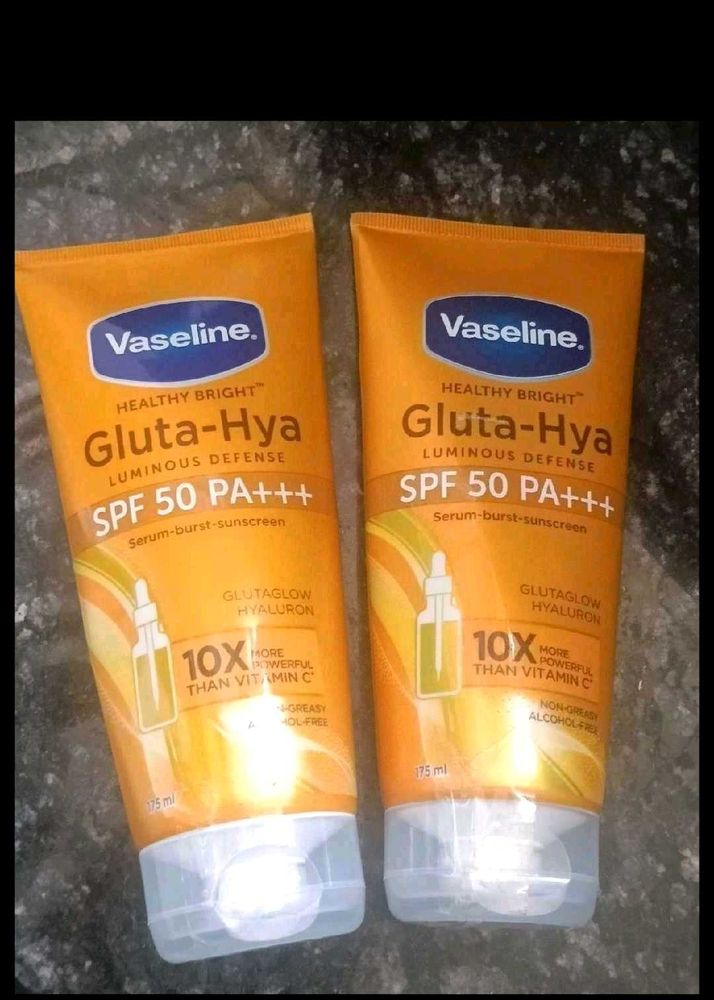 Vaseline Sunscreen Lotion combo of 2
