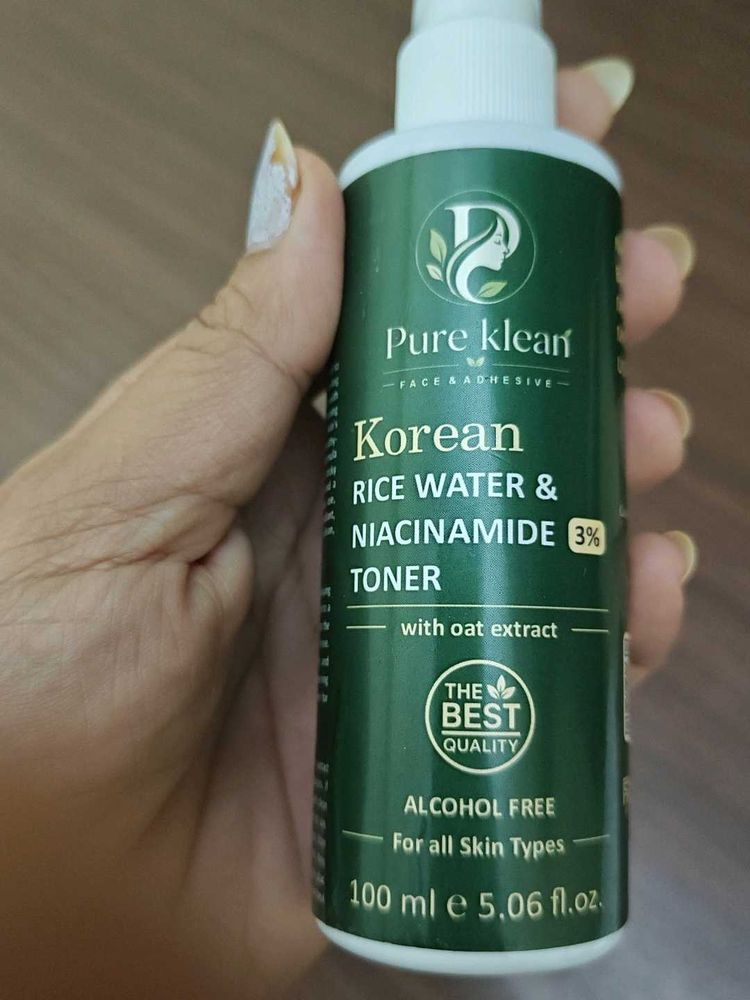 Pure Korean Rice Water &amp; Niacinamide Toner