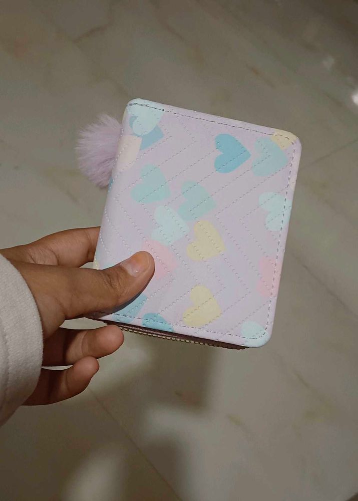 Cute Pastel Heart Wallet