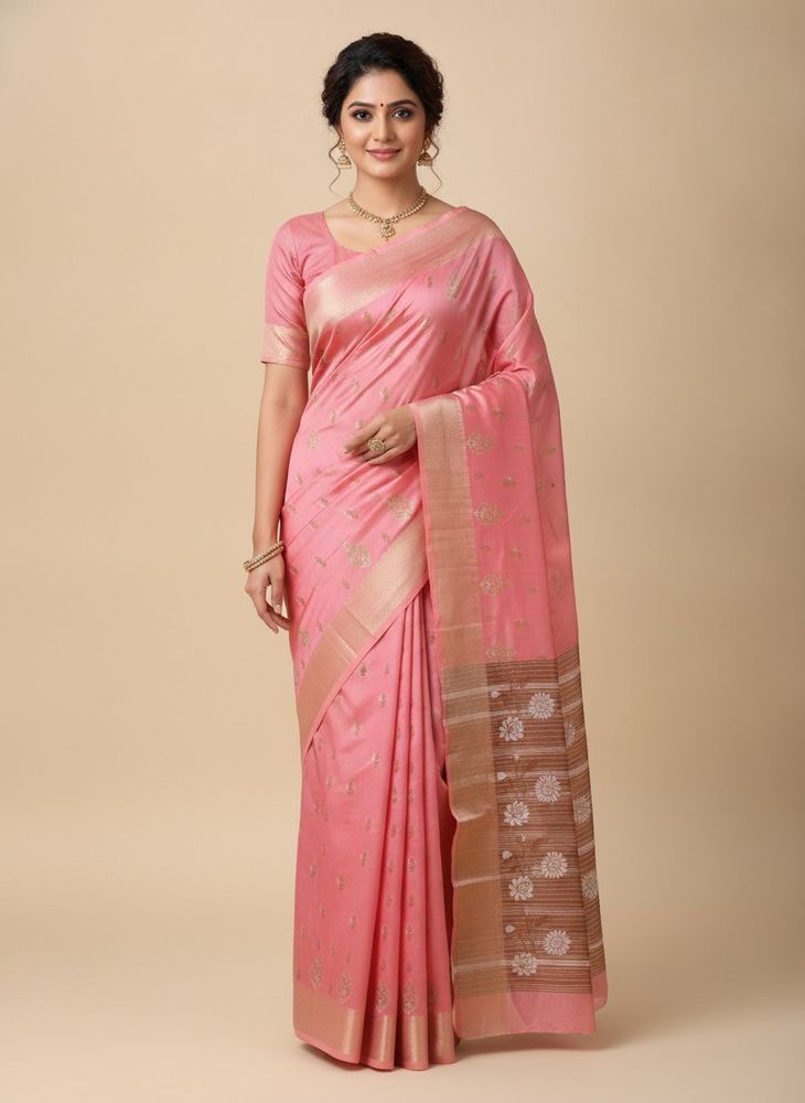 Beautiful Pink Saree