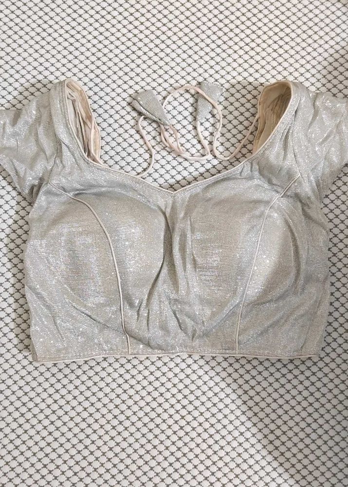 Sparkling Silver Blouse