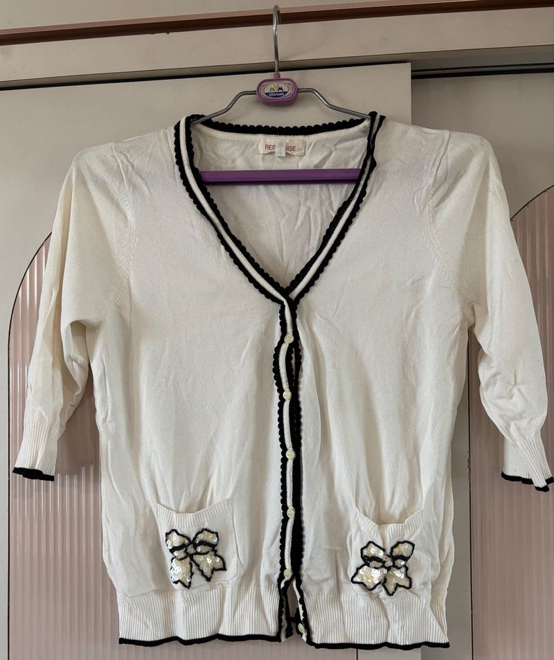 Cute Bow Cardigan