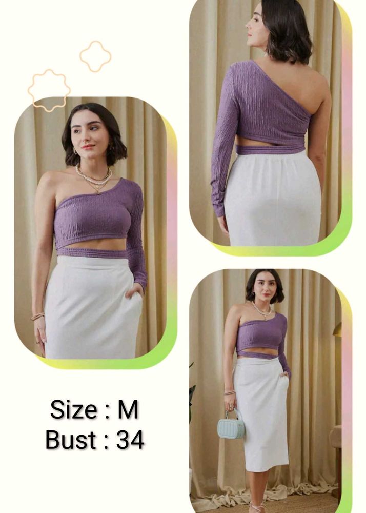 Chic One-Shoulder Crop Top