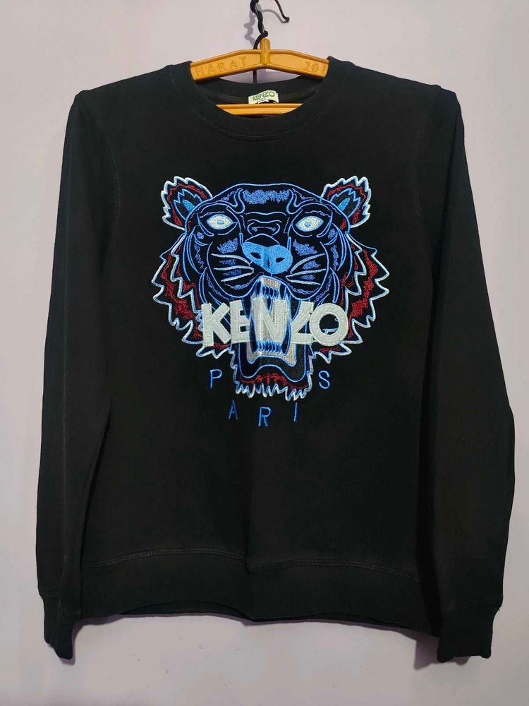 Kenzo Tiger Black Sweatshirt Size M