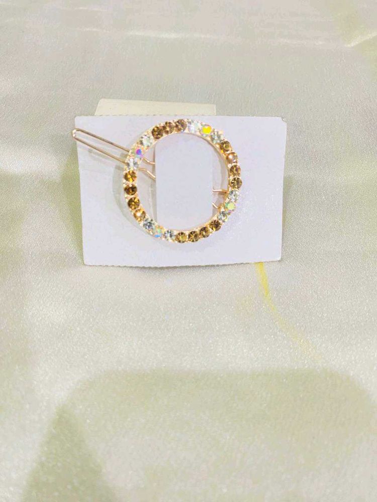 Sparkling Circle Hair Clip (pack of 3)