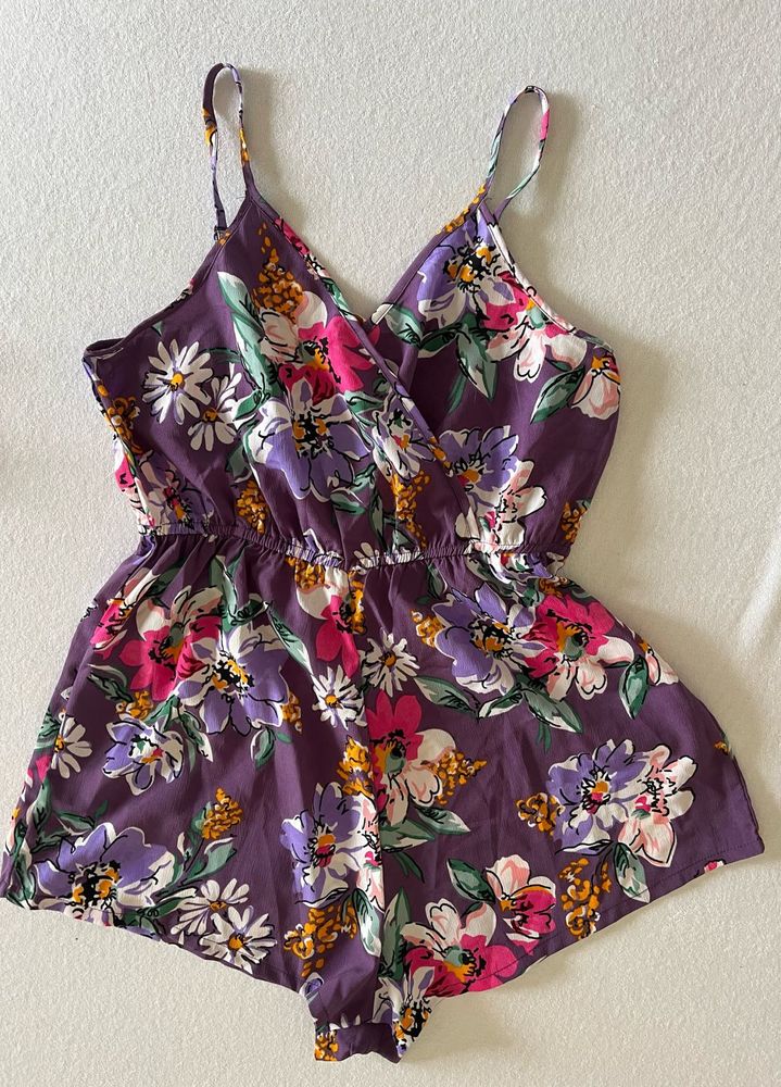 Floral Print Romper cami top