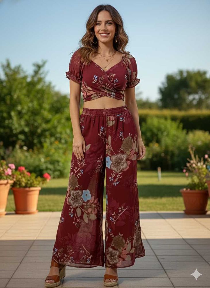 Floral Two-Piece Set