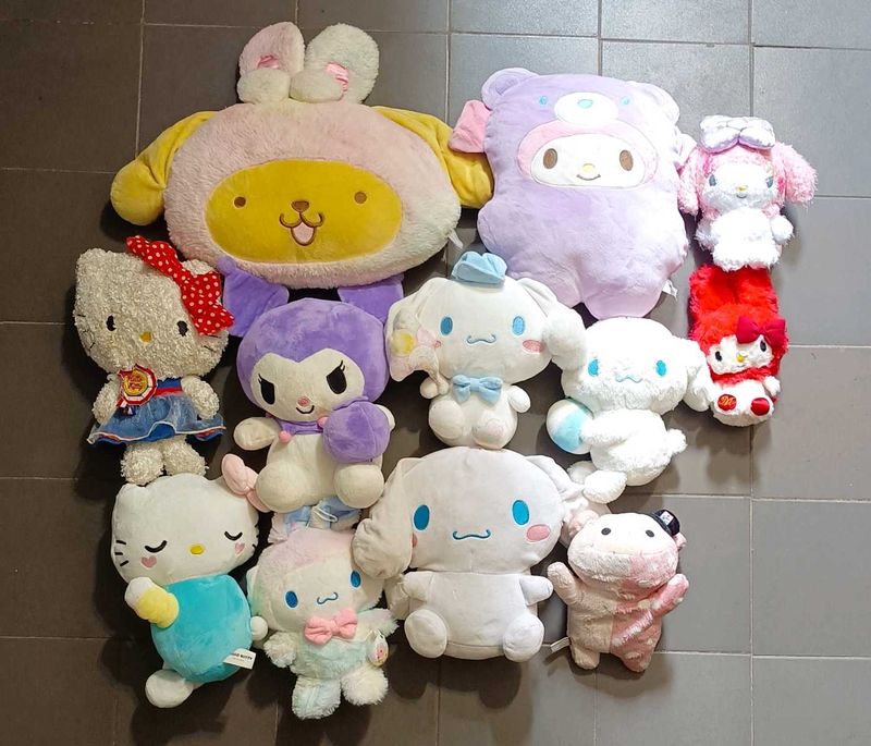 Collection of Sanrio Plush