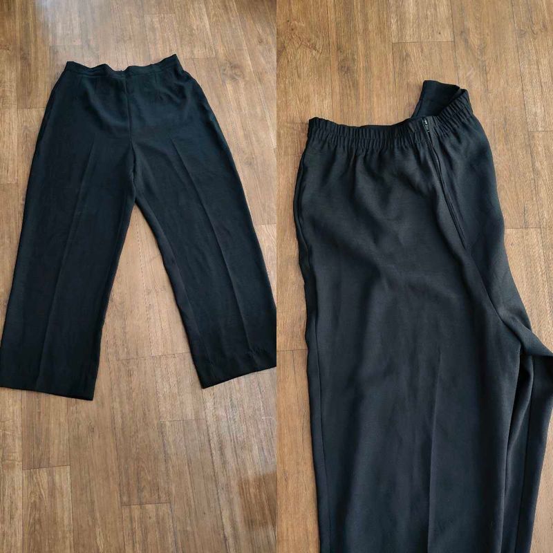 Classic Black Wide Leg Pants