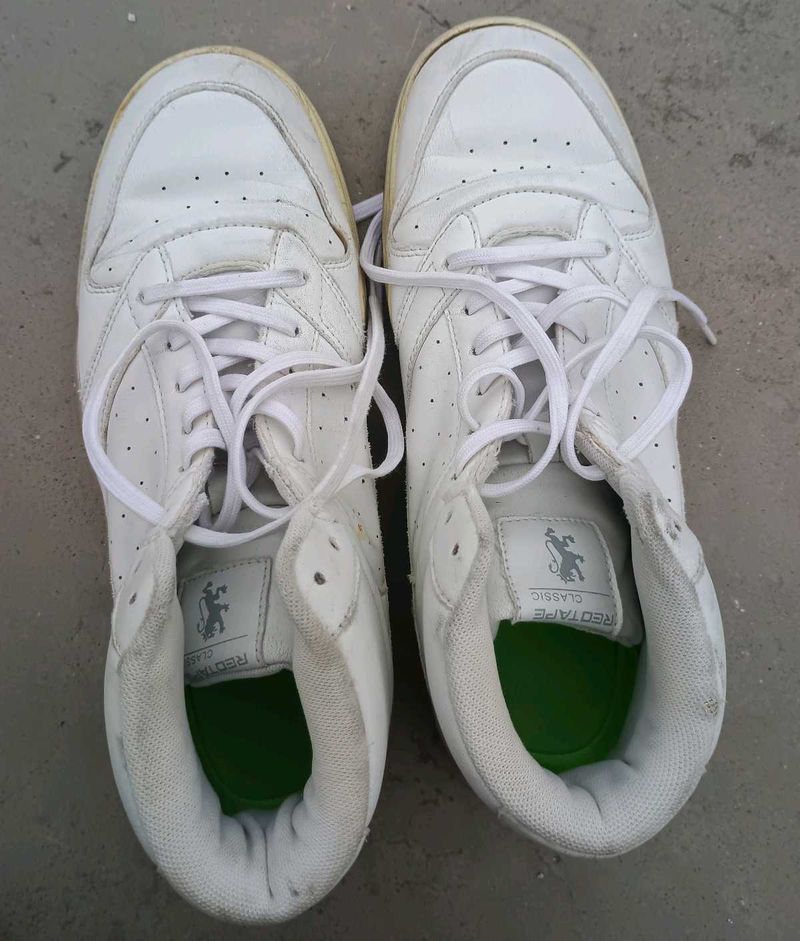 Red Tape Classic White Hightop Sneakers