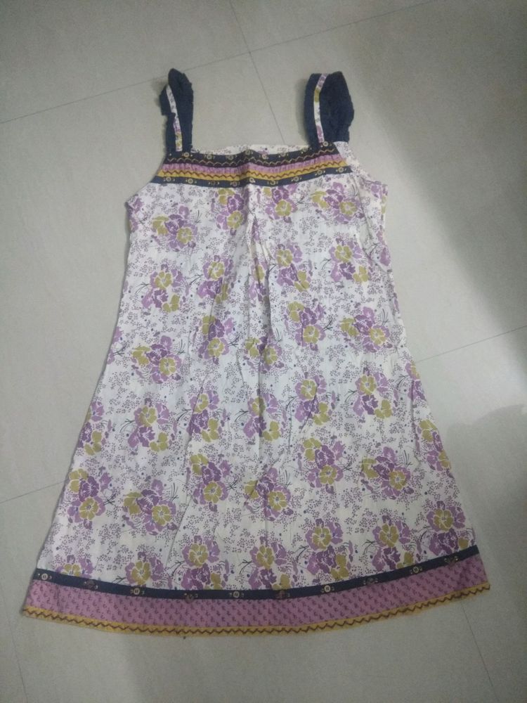 cotton middy dress. Summer Wear