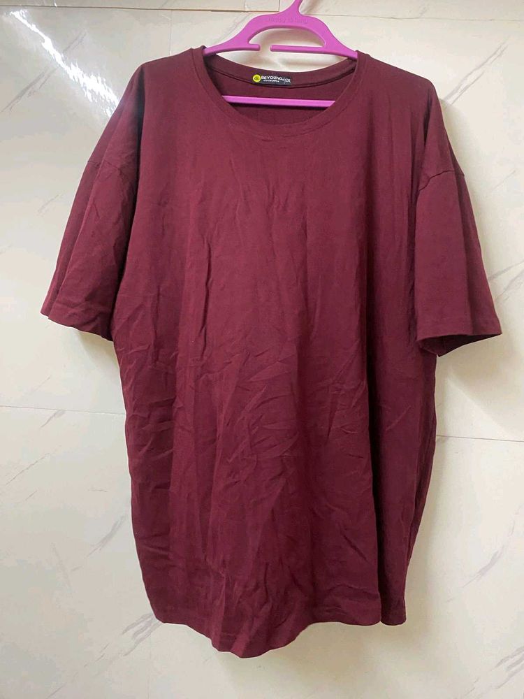 BEYOUNG MAROON TSHIRT - 5XL (worn Once)