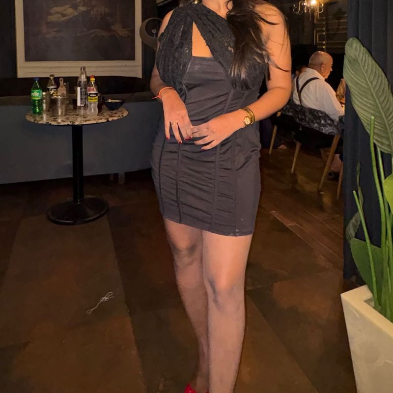 Stylish Black Ruched Mini Dress