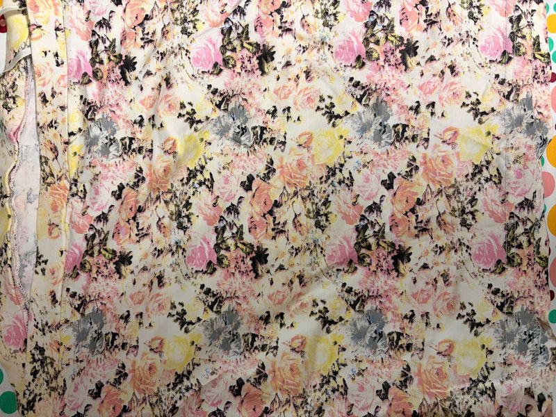 Floral Print Skirt