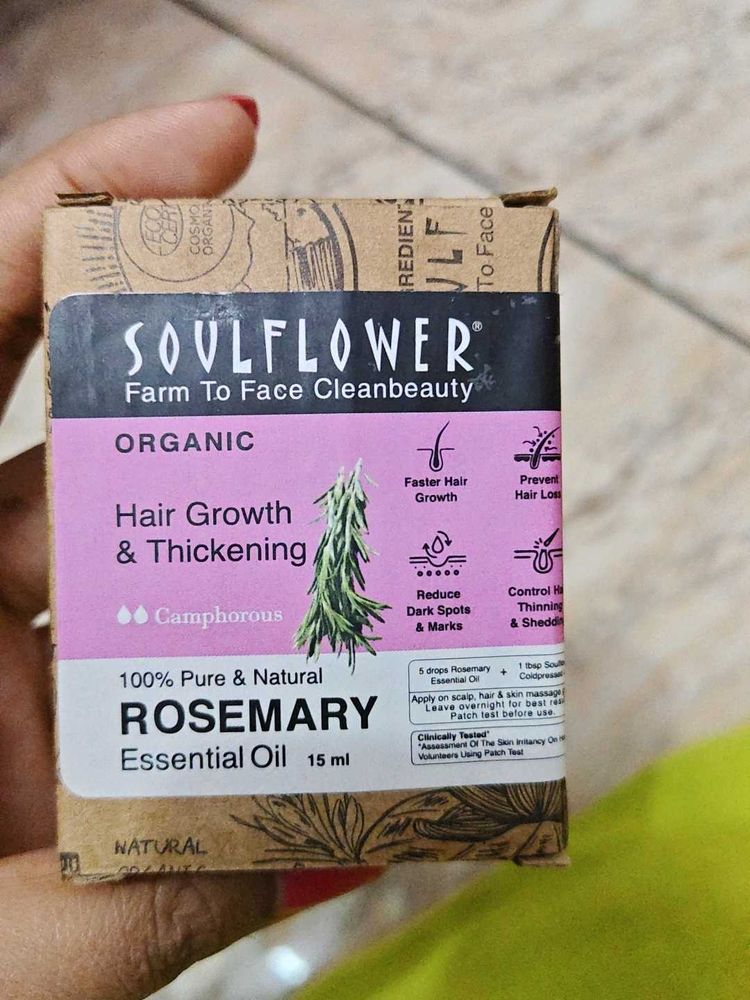Soulflower Rosemary Essential Oil