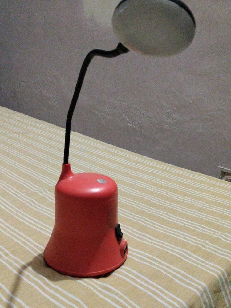 Red Flexible Desk Lamp