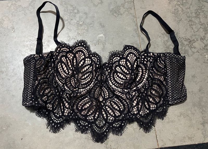 Lace Detail Corset with Side Boning