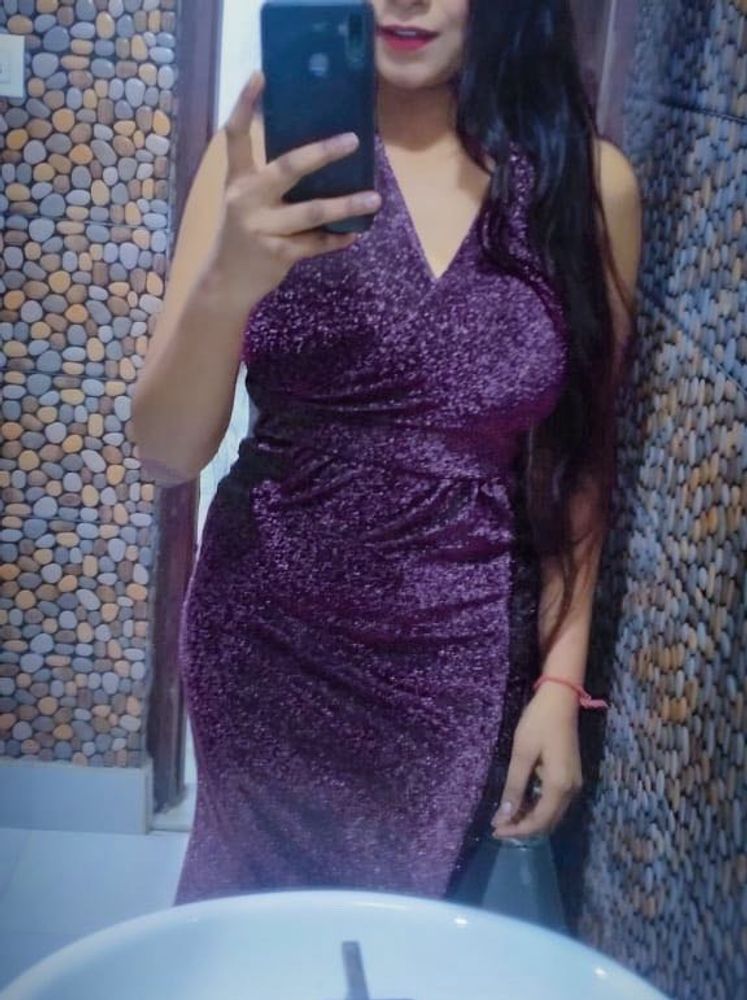 Sparkly Purple Party Dress