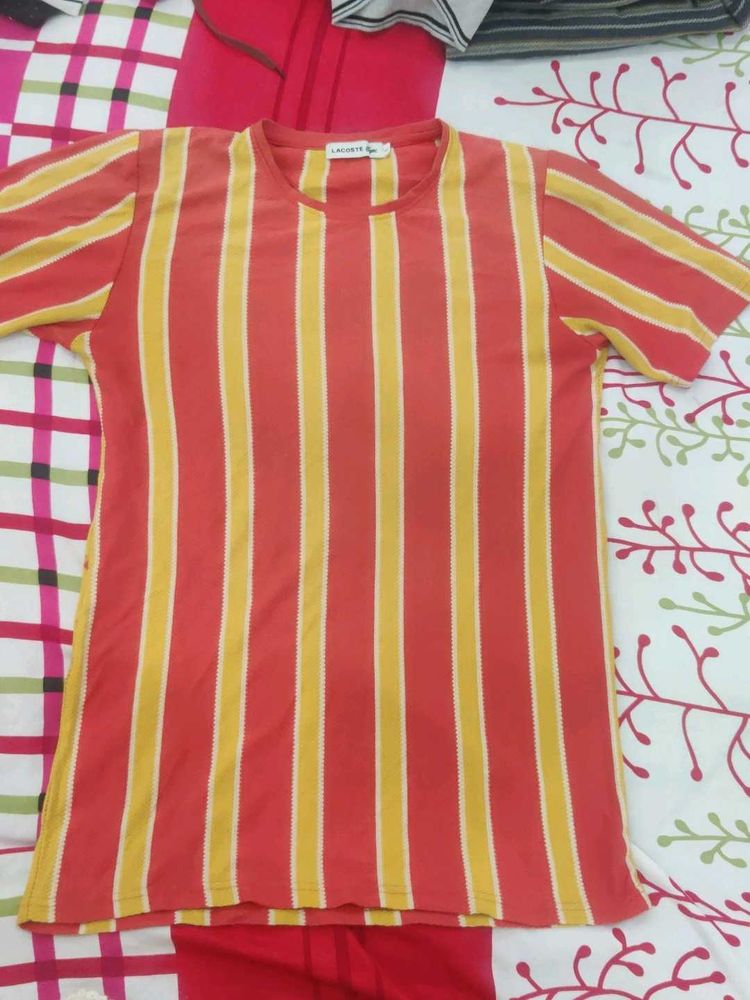 Striped Lacoste T-Shirt