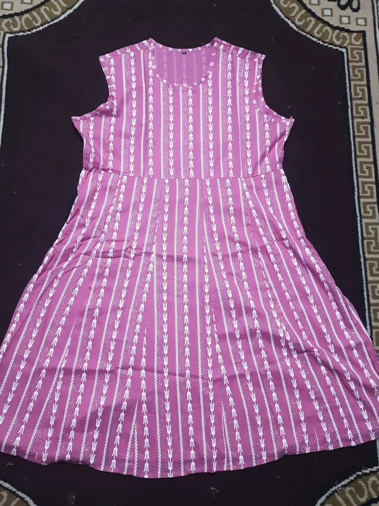 Pink New🔥Beautiful Anarkali Kurti