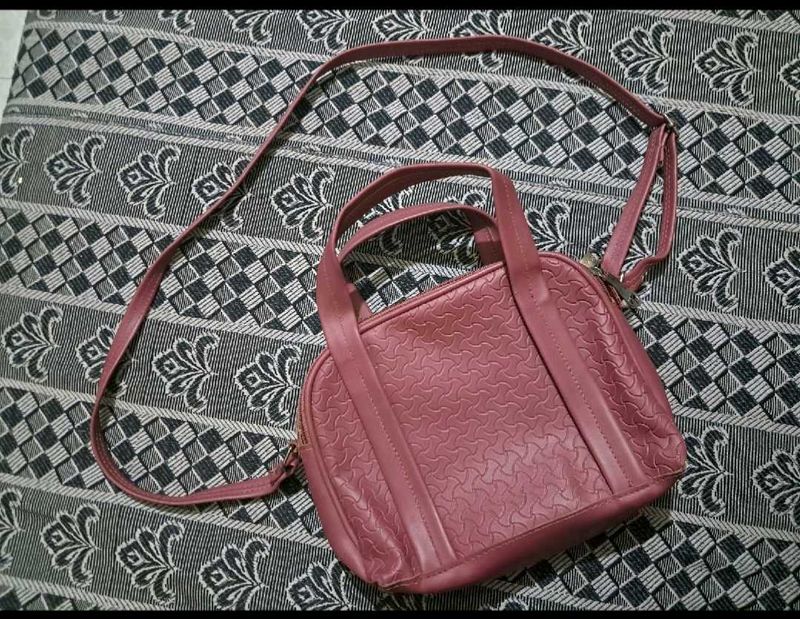 Chic Dusty Rose Handbag