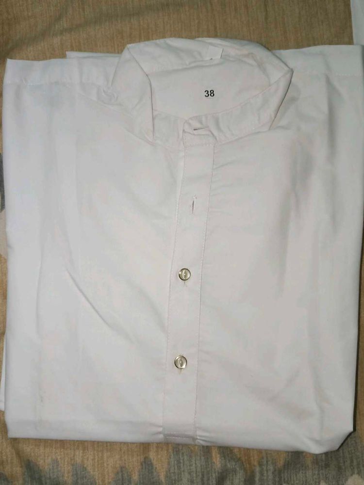 Classic White Kurta Shirt