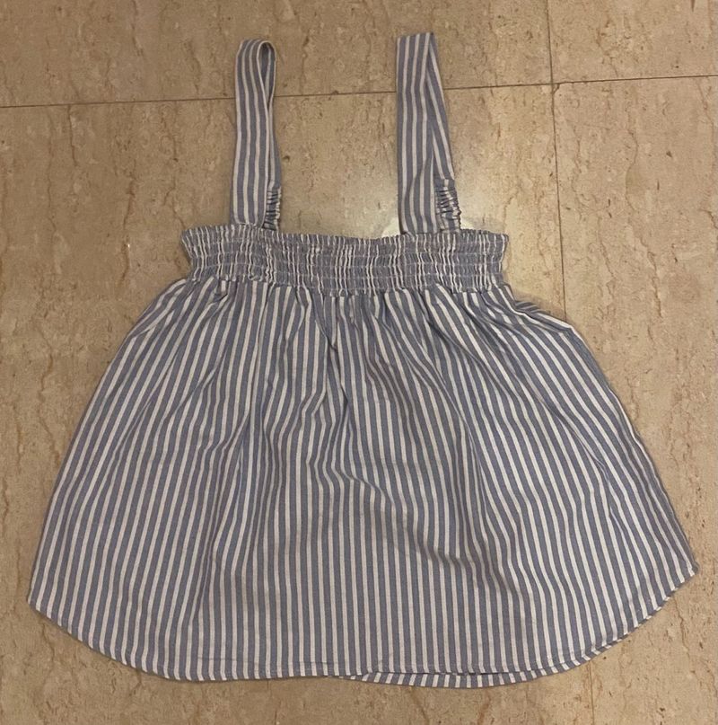 Striped Smocked Camisole Top