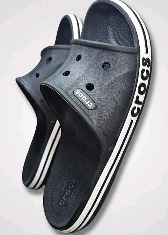 Crocs Black Slides
