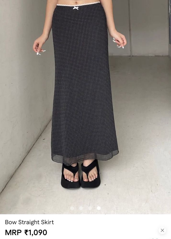 Savana Polka Dot Skirt🖤🤍