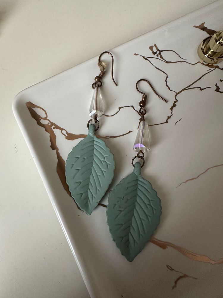 Leaf Drop Earrings