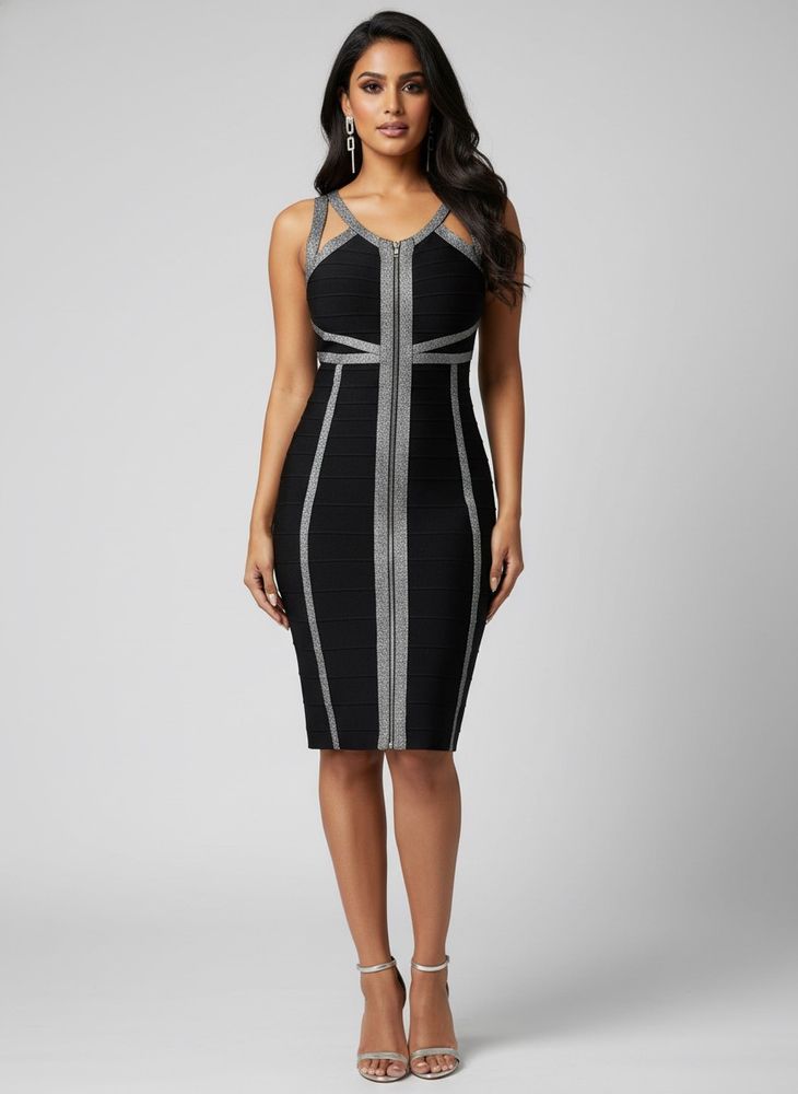 Black Glamorous Bandage Dress 34 Bust