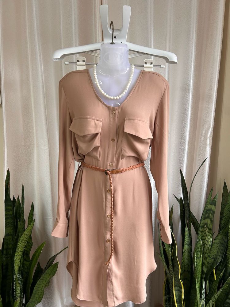 Imported Chic Button-Down shirt/Dress