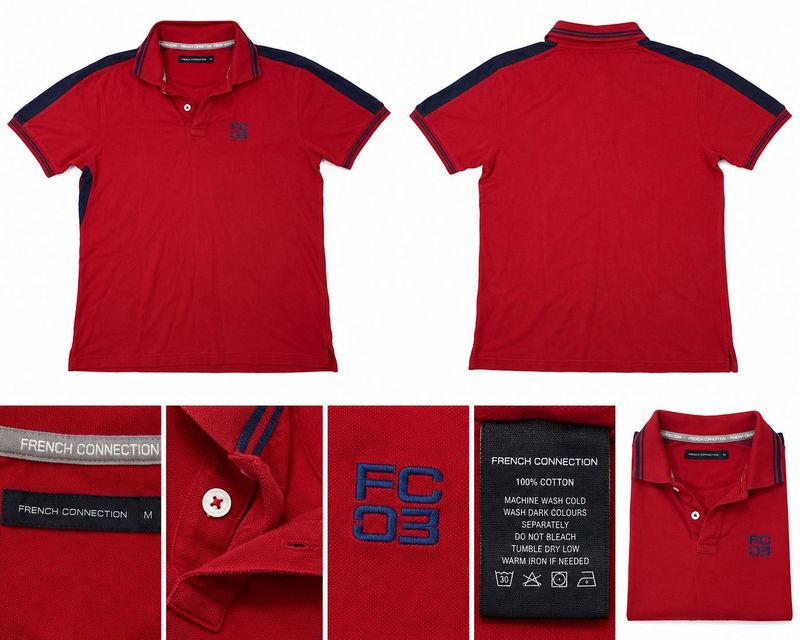 French Connection Red Polo Shirt