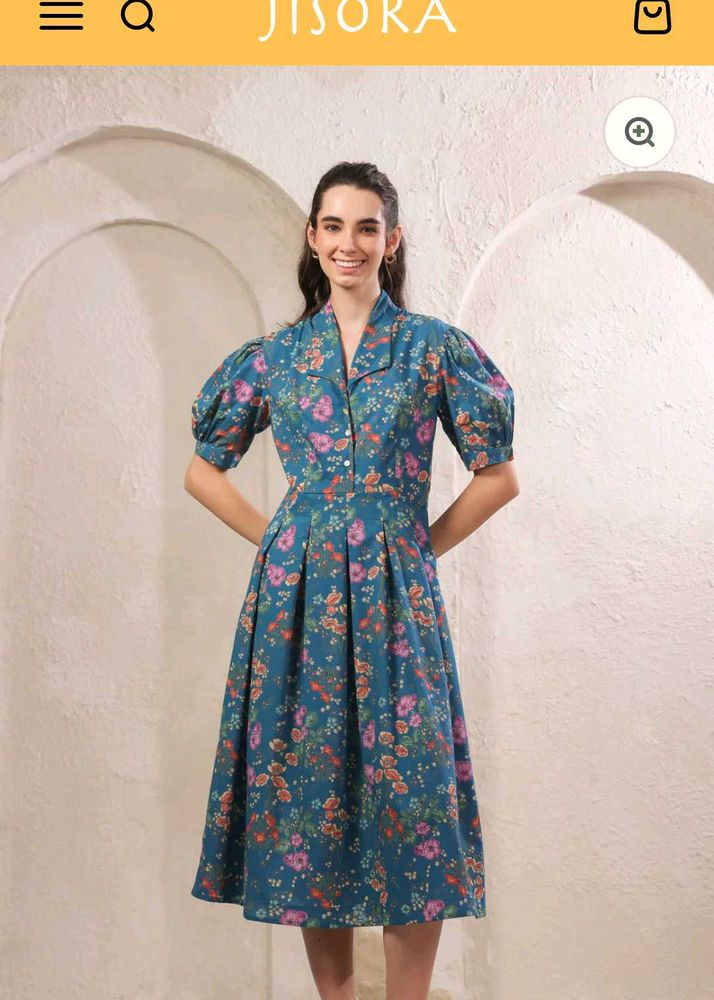 Floral Print Shirt Dress