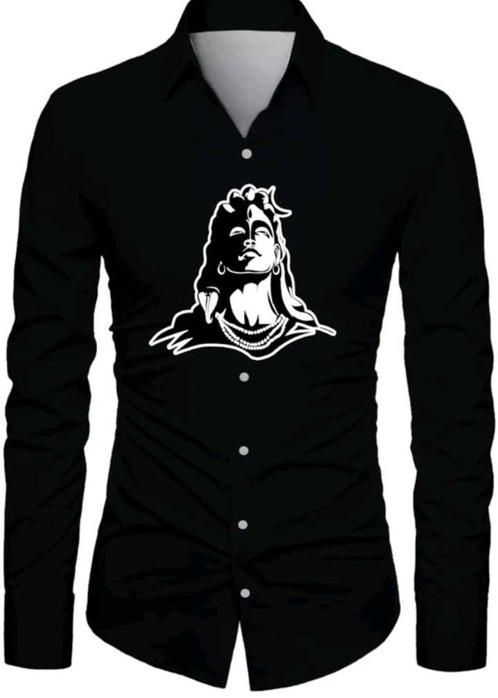Mahadev Shiva Print shirt Febric