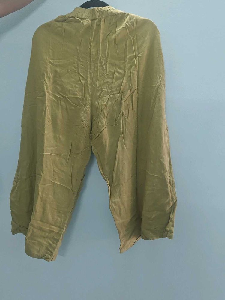 Olive Green Palazzo Pants