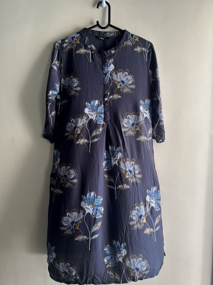 Zudio Floral Print Kurta | Size L