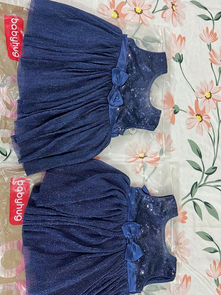 Sparkling Blue Party Dress