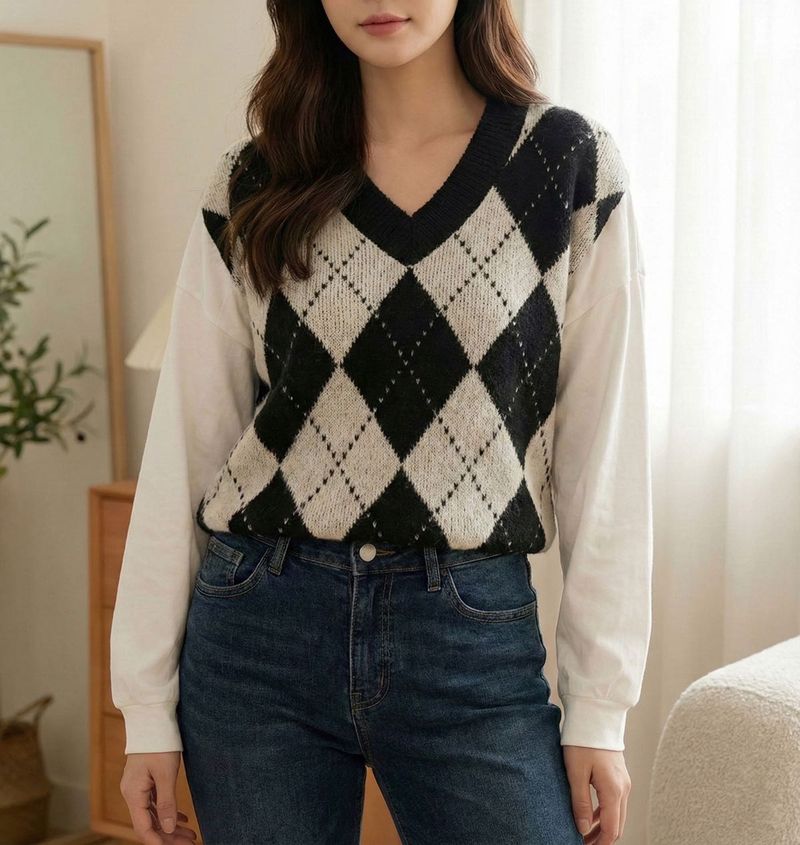 Korean Knit Full Sleeve Pullover