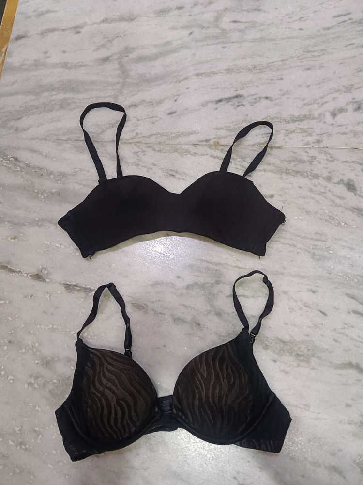 Black Bras - Set of Two