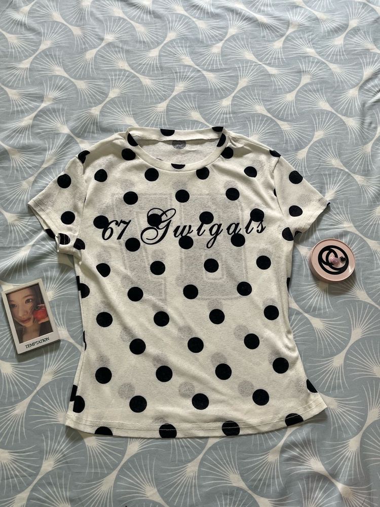 Cute Polka Dot T-Shirt