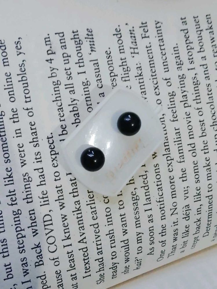 Black Stud Earrings