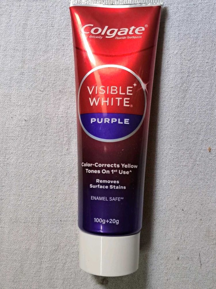 Colgate Visible White Purple Toothpaste