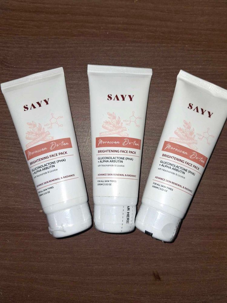 SAVY Moroccan De-Tan Brightening Face Pack