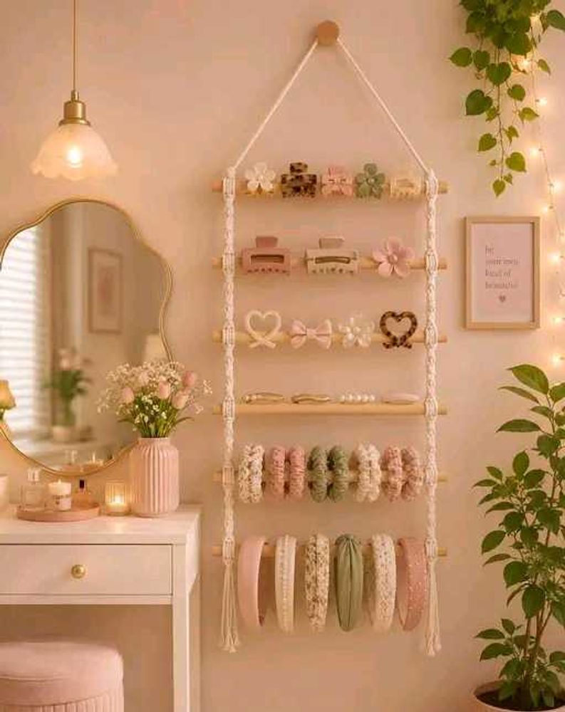 Hair Accessory Holder with Pinteresty Vibes