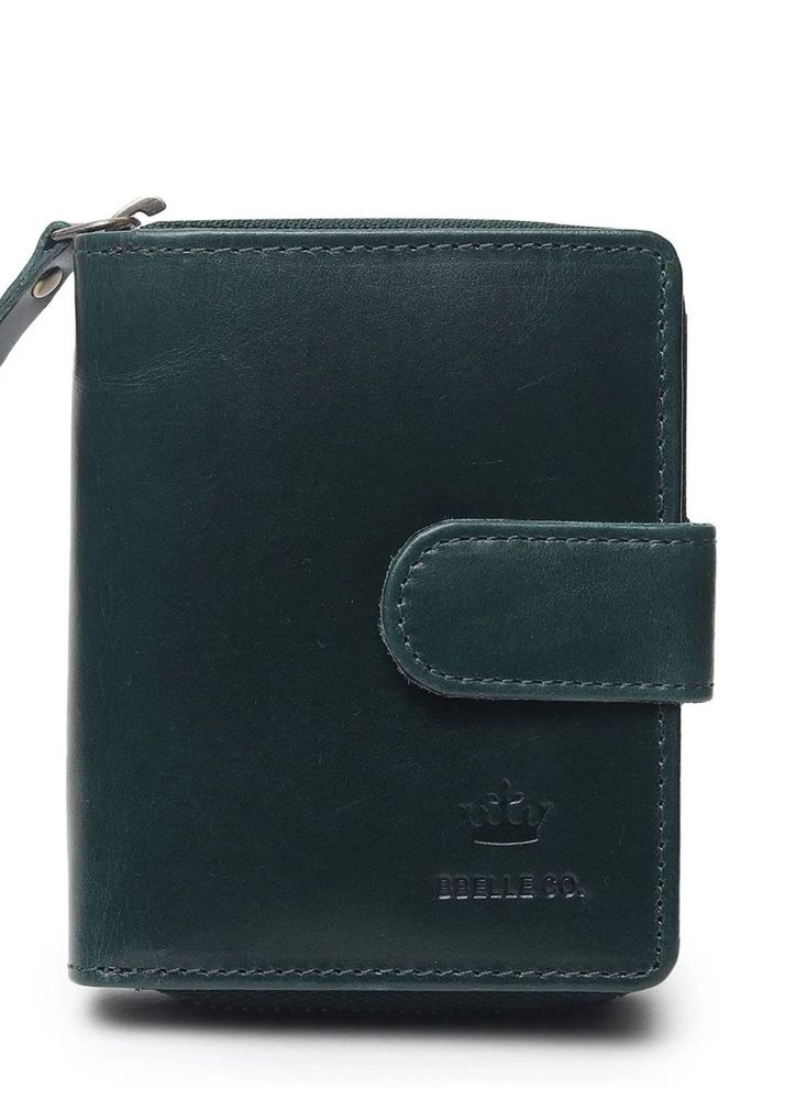 Elegant Dark Green Leather Wallet
