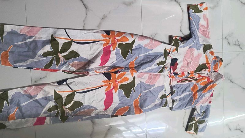 Floral Print Jumpsuit