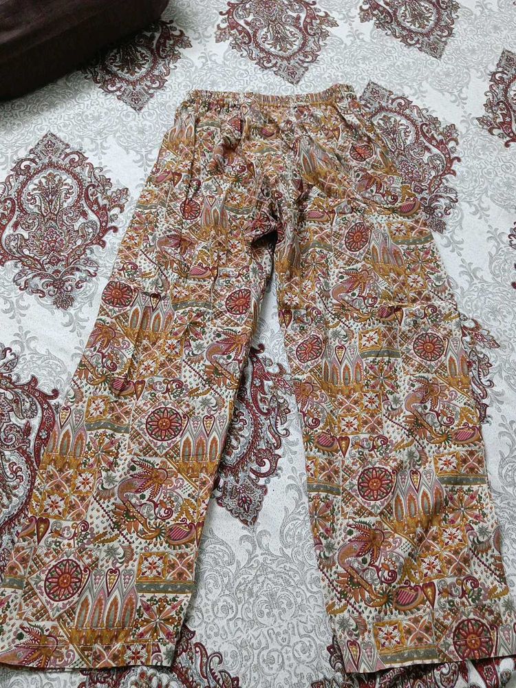 court Seth Print Palazzos