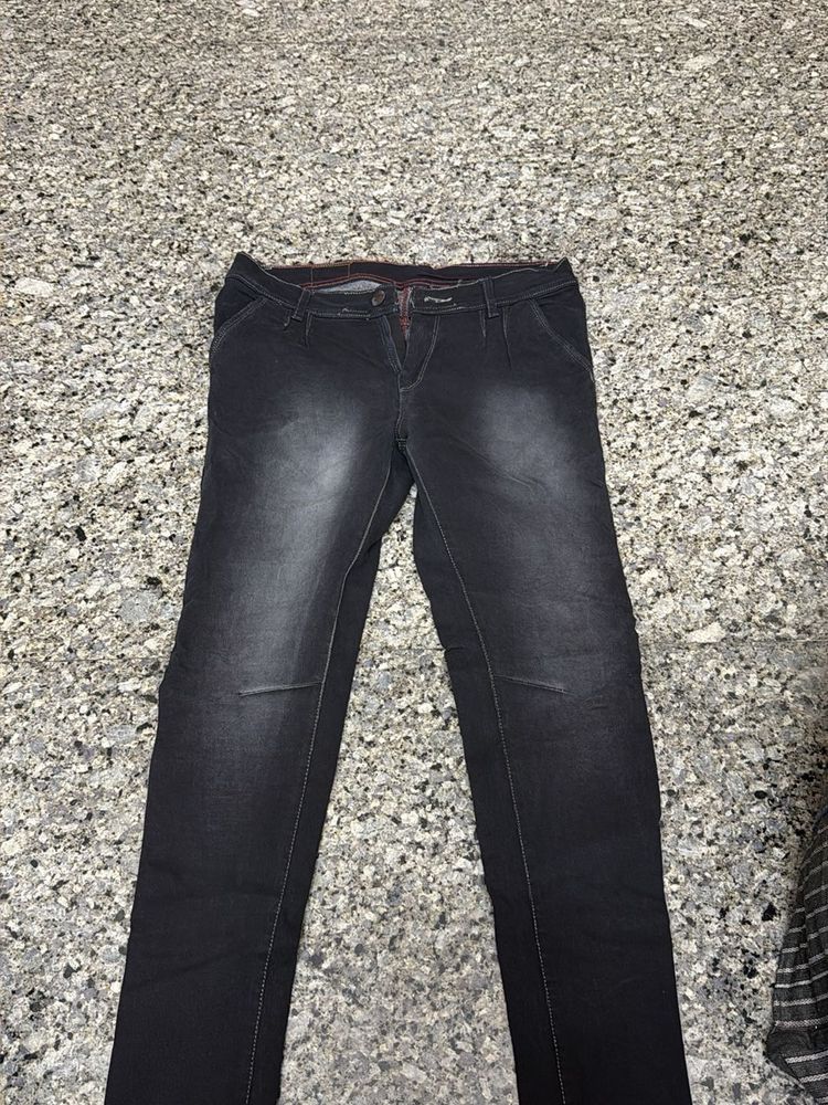 Stylish Dark Wash Denim Jeans
